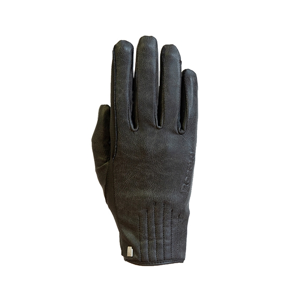Rękawiczki jeździeckie zimowe Wels Roeckl 3301-582 k065 black stonewashed